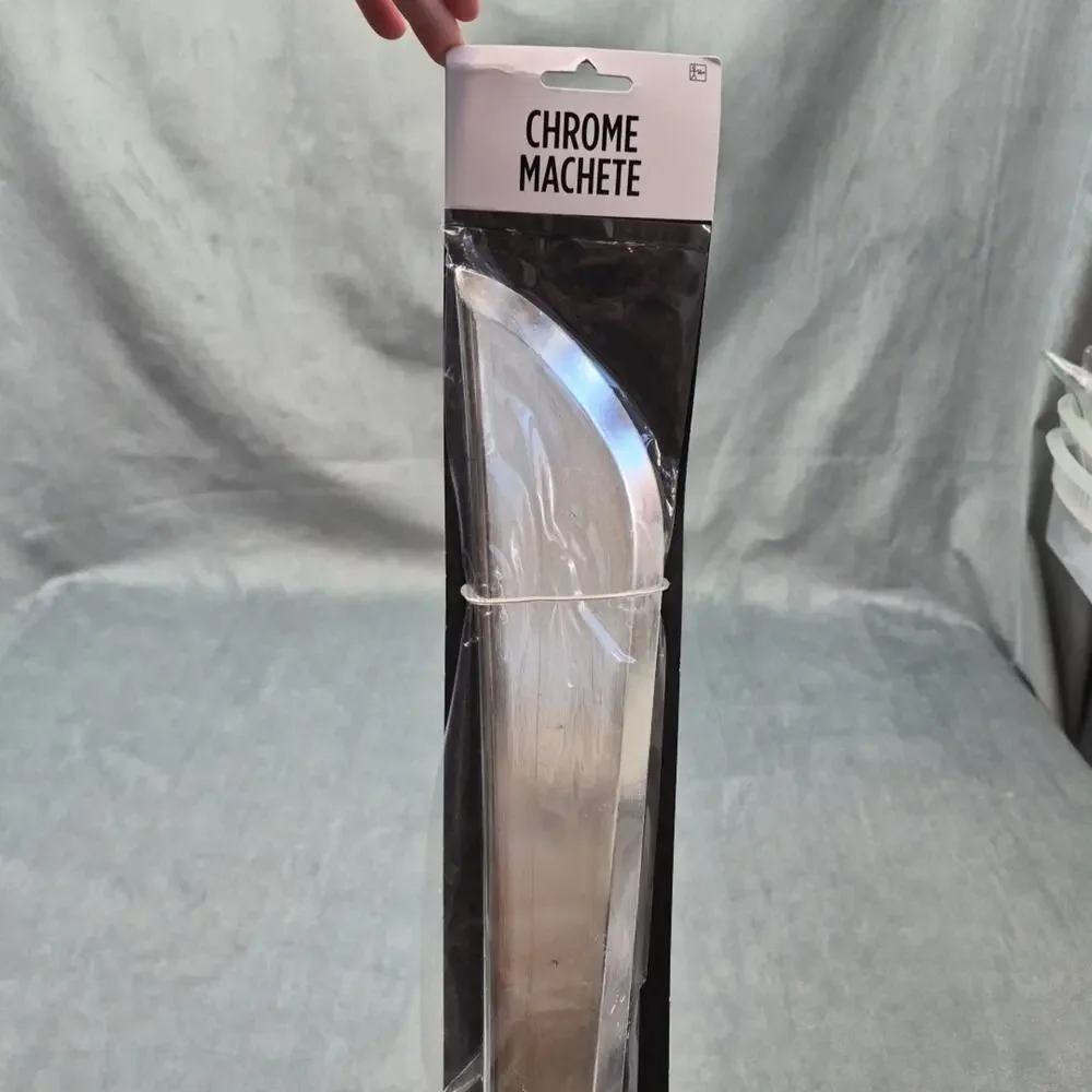 Machete Prop Costume Accessory 22" Knife Prop Halloween Fancy Dress Up Horror - Picture 2 of 6